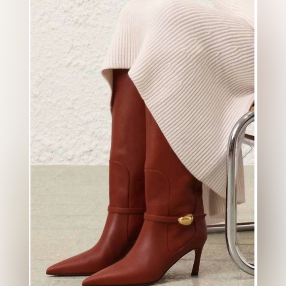 ZIMMERMANN
Harlow 65 leather knee-high boots - Picture 2 of 6